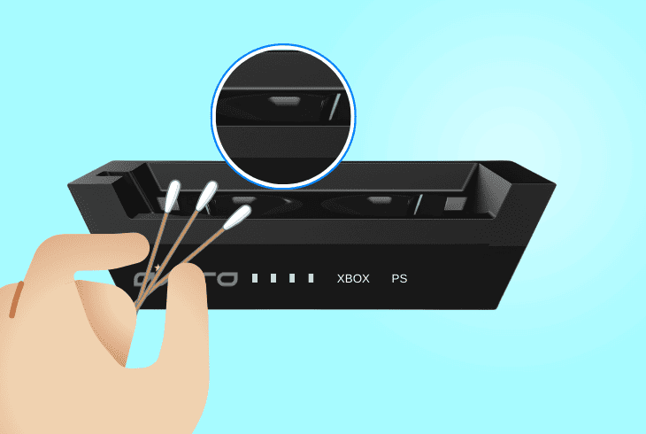 Fix: ASTRO A50 Not Charging on Base - 8 Easy Steps! 4 clean the station & headphones