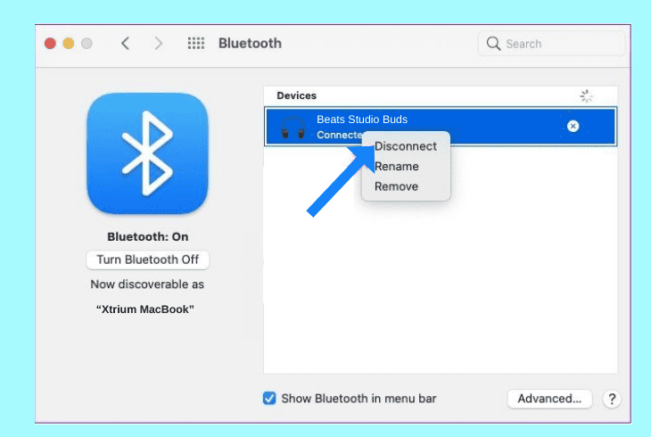 Why Do My Beats Studio Buds Keep Disconnecting? - 7 Easy Fix! 7 disconnect the earbuds connection on mac