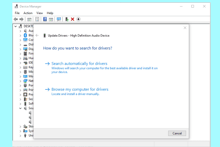 HyperX QuadCast Not Recognized? (Let's Fix It Fast) 3 update the windows audio drivers