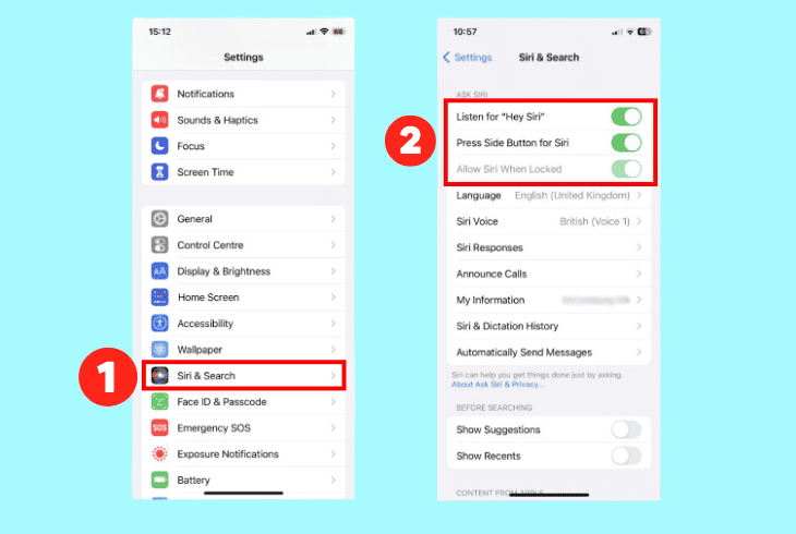 Is Your Apple CarPlay Siri Not Working? (Fix In Minutes) 2 enable siri in the settings