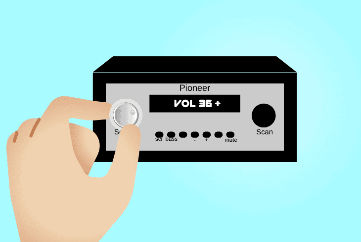 Worried With Pioneer Radio No Sound? (6 Working Fixes!) 3 turn up volume all sources