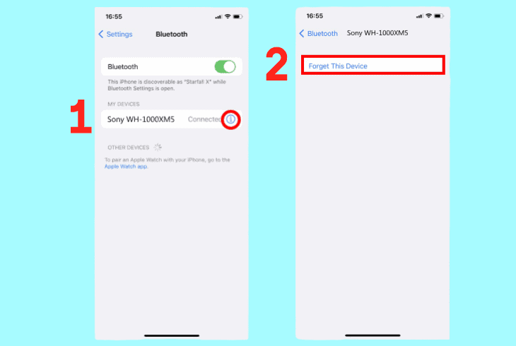Sony WH-1000XM5 Right Side Not Working? (7 Quick Fixes) 9 how to reconnect sony to iphone