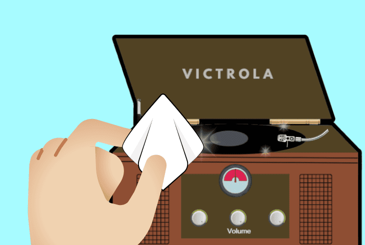 Victrola Record Player Sounds Distorted? (Easy Fix!) 6 clean the stylus and your record