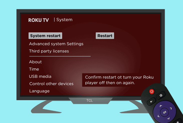 TCL Roku TV Keeps Freezing? (Let’s Fix It Fast) 2 refresh the roku tv system