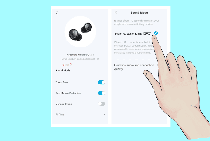 Soundcore Earbuds Not Charging? (Here’s The Easy Fix!) 7 deactivate the “ldac” mode in the app