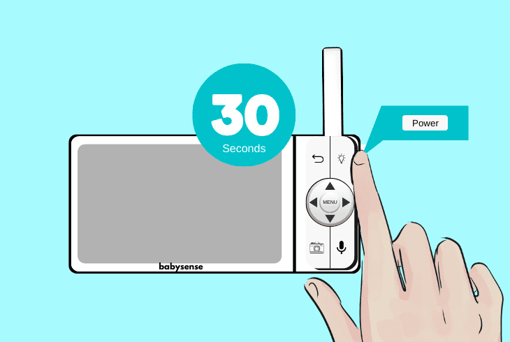 Babysense Monitor Not Charging? (Don’t Panic, Easy Fix!) 4 force the baby monitor to reboot