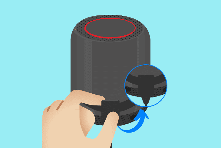 Echo Studio Red Ring & Worried? (Don’t Panic, Easy Fix!) 3 reset the echo studio’s power supply