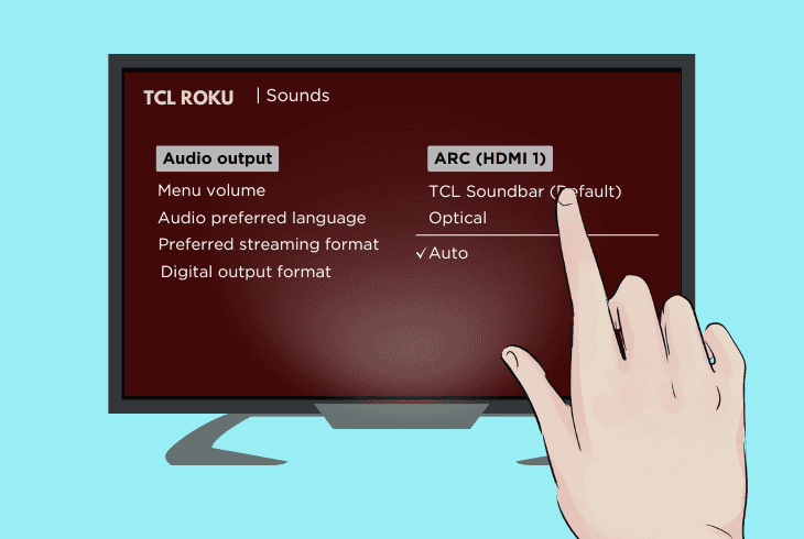 Worried With TCL Soundbar No Sound? (Here's the Fix!) 3 set tcl soundbar as the default output