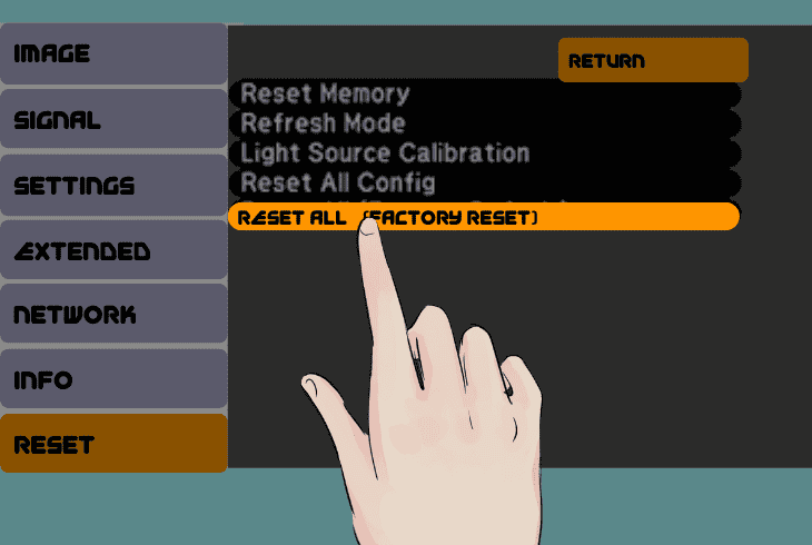 Epson Projector Sound Not Working? (Let’s Fix It Fast) 9 restore the projector to factory defaults