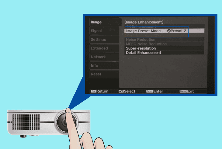 Epson Projector Blurry & Worried? (Try These Fixes!) 5 adjust native projector resolution