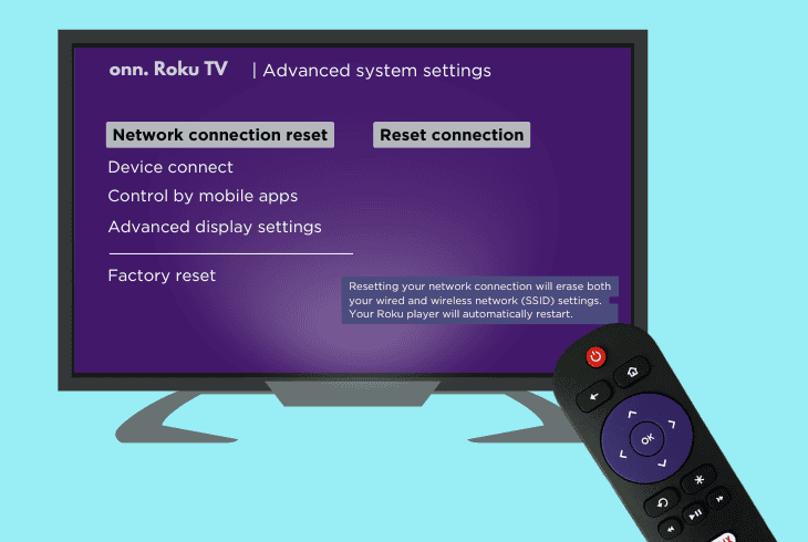 Worried About Onn Roku TV Error 003? Here’s the Quick Fix! 7 perform onn roku tv network reset