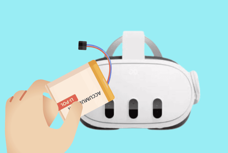 Quest 3 Battery Drain When Off? (5 Quick & Easy Solutions) 7 lightly lift up or eject battery