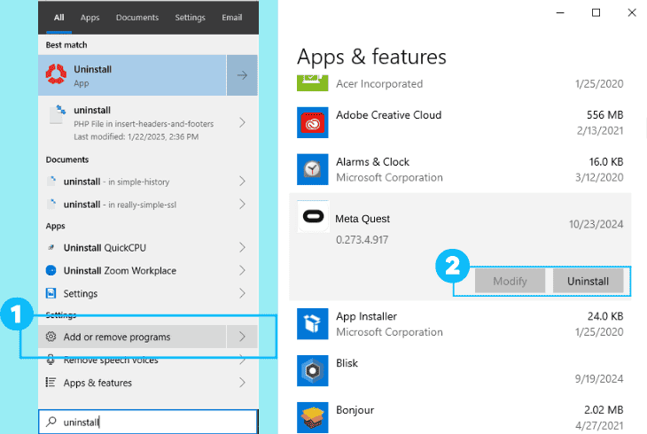 Why is Quest 3 AirLink Not Working? (7 Easy Fixes!) 8 reinstall the meta quest link app