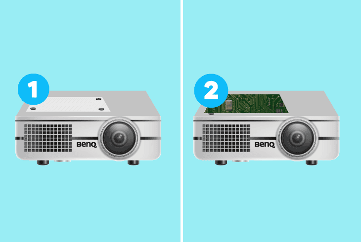 BenQ Projector Lamp Light Red? (Don't Panic! Easy Fix) 9 check for a ballast board fault