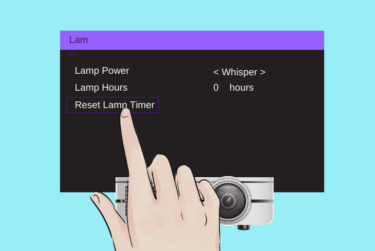 BenQ Projector Lamp Light Red? (Don't Panic! Easy Fix) 3 reset the projector’s lamp timer