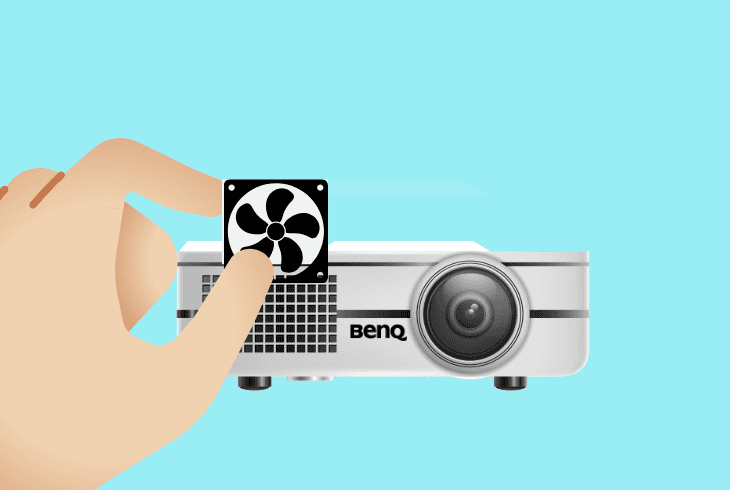 BenQ Projector Lamp Light Red? (Don't Panic! Easy Fix) 6 clean the projector’s blower fan