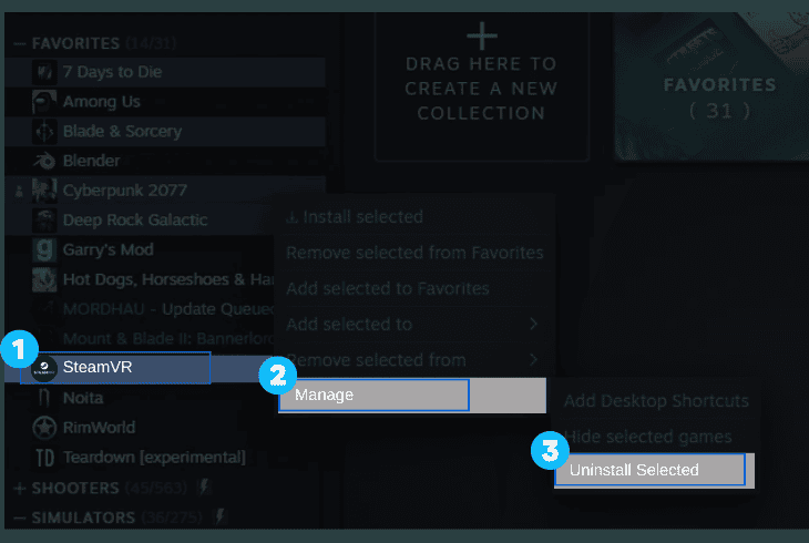 Is Your Valve Index Headset Not Detected? (Fix It Fast) 9 uninstalling steamvr app4