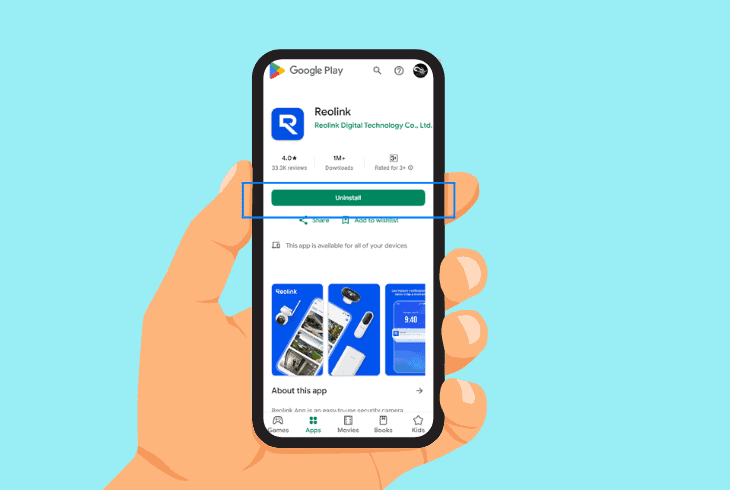 Reolink Camera Not Connecting to WiFi - (Let's Fix It Fast) 6 reinstall the app cleanly
