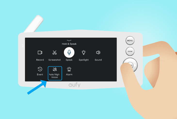 Eufy Baby Monitor Night Vision Not Working? (Solve it Fast!) 2 adjust the night vision
