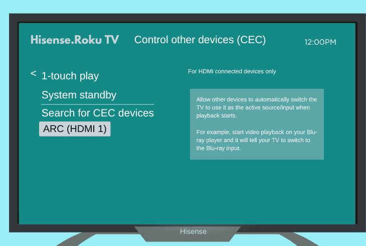 Hisense Roku TV HDMI Not Working? (Here’s the Solution!) 8 adjust the arc on roku tv
