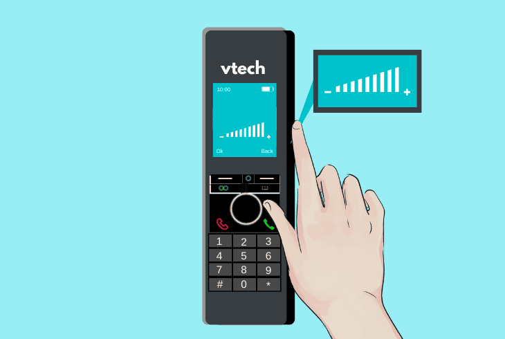 VTech Phone Volume Too Low? (Here's How to Fix!) 2 increase the handset’s volume