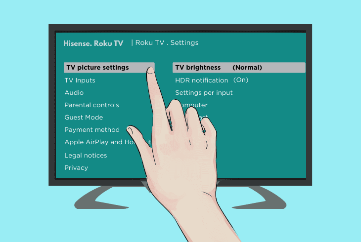 Hisense Roku TV Picture Dark? (Adjust These Settings Now!) 2 adjust backlight settings