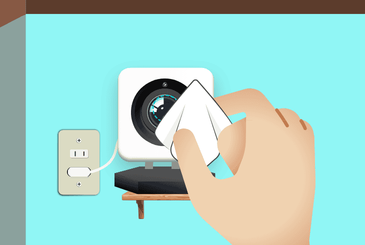 Wyze Cam V3 Color Night Vision Not Working? (Simple Fixes) 5 acquire the cleaning materials