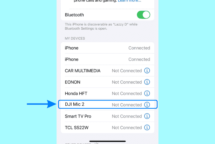 Is Your DJI Mic 2 Not Working With iPhone? (Do This Now!) 2 check the dji microphone bluetooth