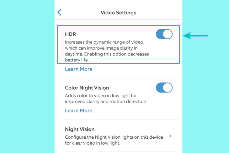 Why Is My Ring Camera Blurry At Night? (Simple Fixes!) 5 turn on high-dynamic range