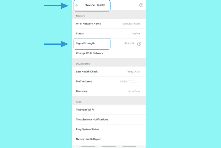 Ring Chime Pro Flashing Blue Light? (Try These Easy Fixes!) 6 check the ring chime signal strength