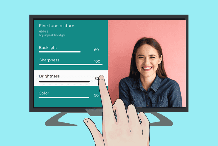 Hisense Roku TV Picture Dark? (Adjust These Settings Now!) 4 configure the tv brightness