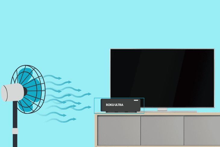 Roku Ultra Overheating Message? (Quick Fix You MUST Know!) 8 use a fan for cooling roku (diy)