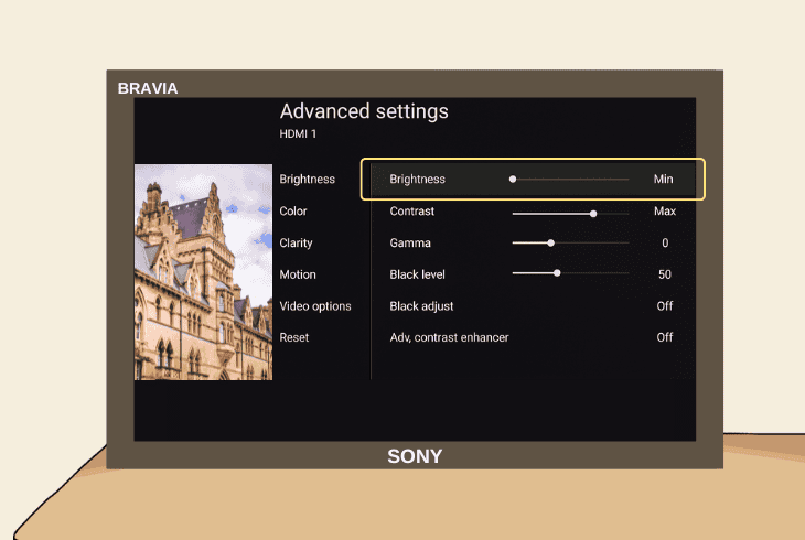 Sony Bravia TV Black Screen? (Don’t Panic—Fix It!) 5 use quick settings for brightness