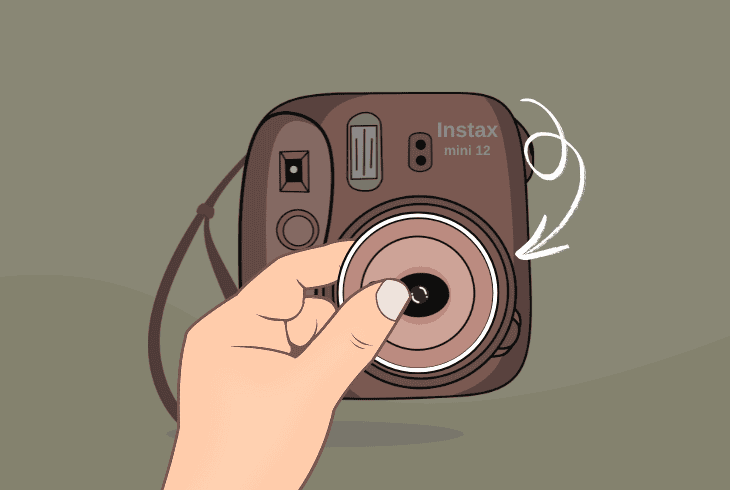 Instax Mini 12 Not Working? (Don’t Panic, Try This First!) 3 extend & retract the camera lens