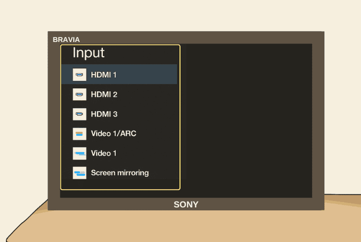 Sony Bravia TV Black Screen? (Don’t Panic—Fix It!) 3 change the bravia tv input source