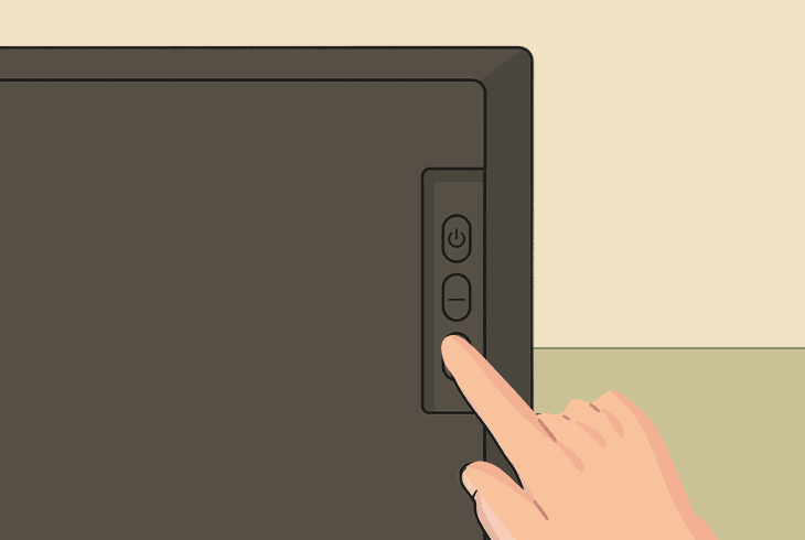 VIZIO TV Setup Without Remote - (Quick and Easy Guide!) 5 vizio tv with 3 x buttons: