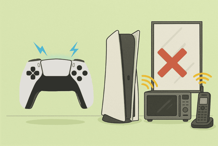 PS5 Controller Flashing Blue Then Turns Off? (Quick Fix!) 7 check for bluetooth interference