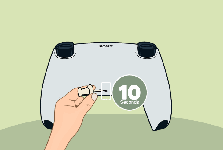 PS5 Controller Flashing Blue Then Turns Off? (Quick Fix!) 3 reset the dualsense controller