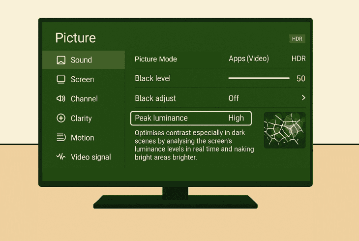 Sony Bravia Best Picture Settings - (For Stunning Quality!) 8 peak luminance (sdr)