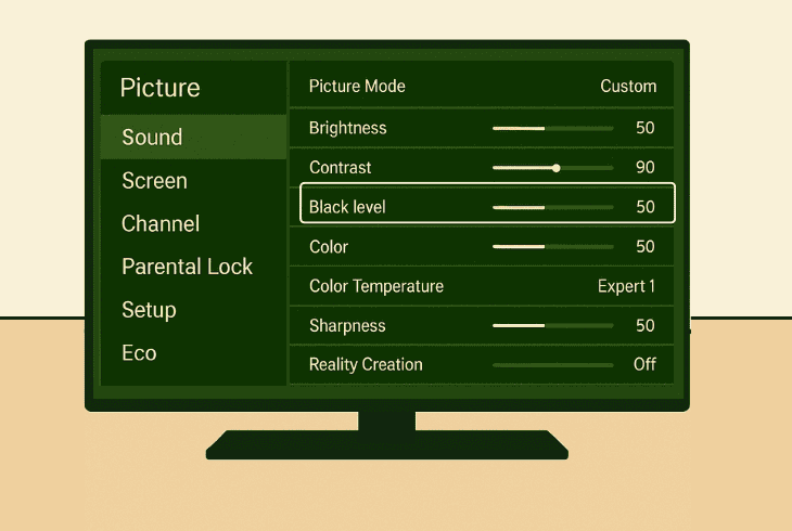 Sony Bravia Best Picture Settings - (For Stunning Quality!) 7 black level