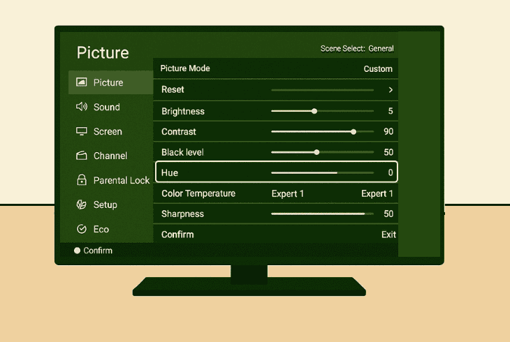 Sony Bravia Best Picture Settings - (For Stunning Quality!) 9 hue