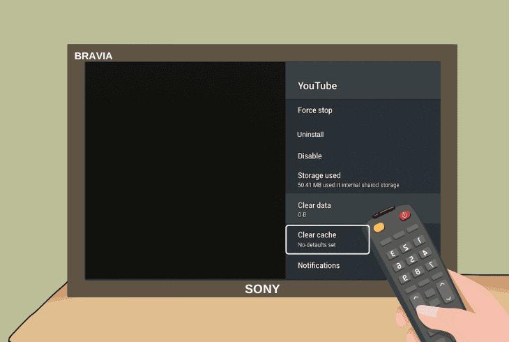 How to Fix Sony Bravia TV Frozen Issue? (Quick Fixes Inside!) 5 clear the tv application cache