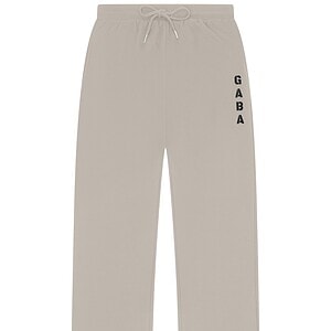 GABA Clothing tracksuit pants with "GABA" logo, comfortable fit, perfect for casual wear.