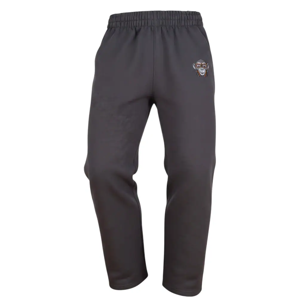 Comfortable grey joggers with GABA logo.