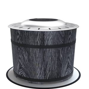 Outsunny Smokeless Fire Pit Portable Magnesium Oxide Bonfire Stove with Mat Black For Patio and Picnic| Aosom.com