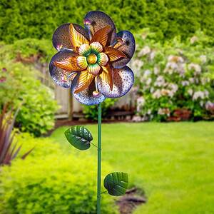 Enchanted Blossom Wind Spinner Stake 60"H