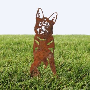 German Shepherd Garden Stake