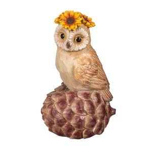 Harvest Owl Animal Statue