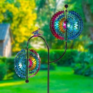 Rainbow Whirl Wind Spinner 73"H