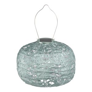 Soji Stella - Square - 11" Solar Lantern - Sage